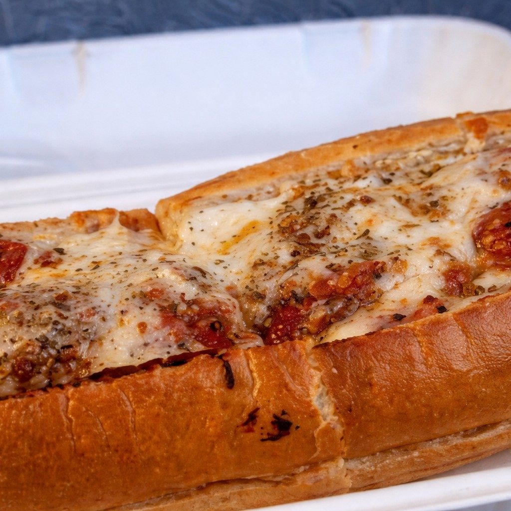 Meatball Parmigiano Hero.