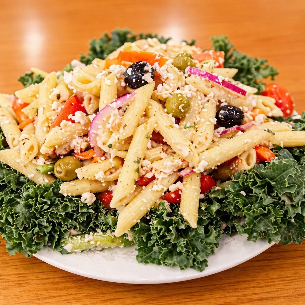 Greek Pasta Salad.
