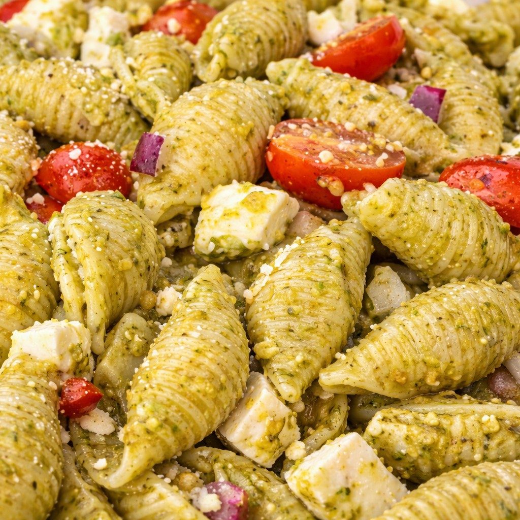 Pesto Pasta Salad.
