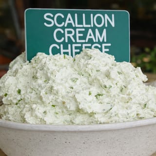 Bagel with Scallion Cream Cheese