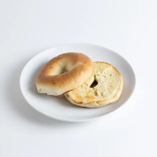 Bagel w/ Cream Cheese & Jelly.